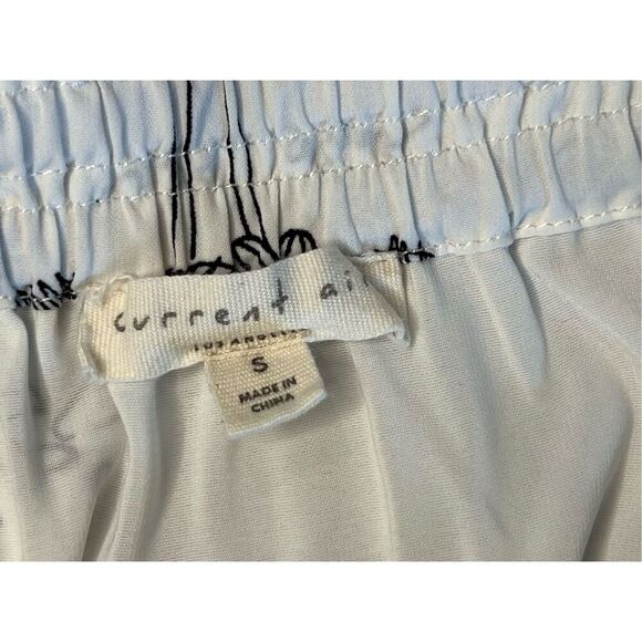 Current Air Beachy White Tie Front Skirt Coverup Island‎ Tropical Hawaiian SMALL - Picture 3 of 9